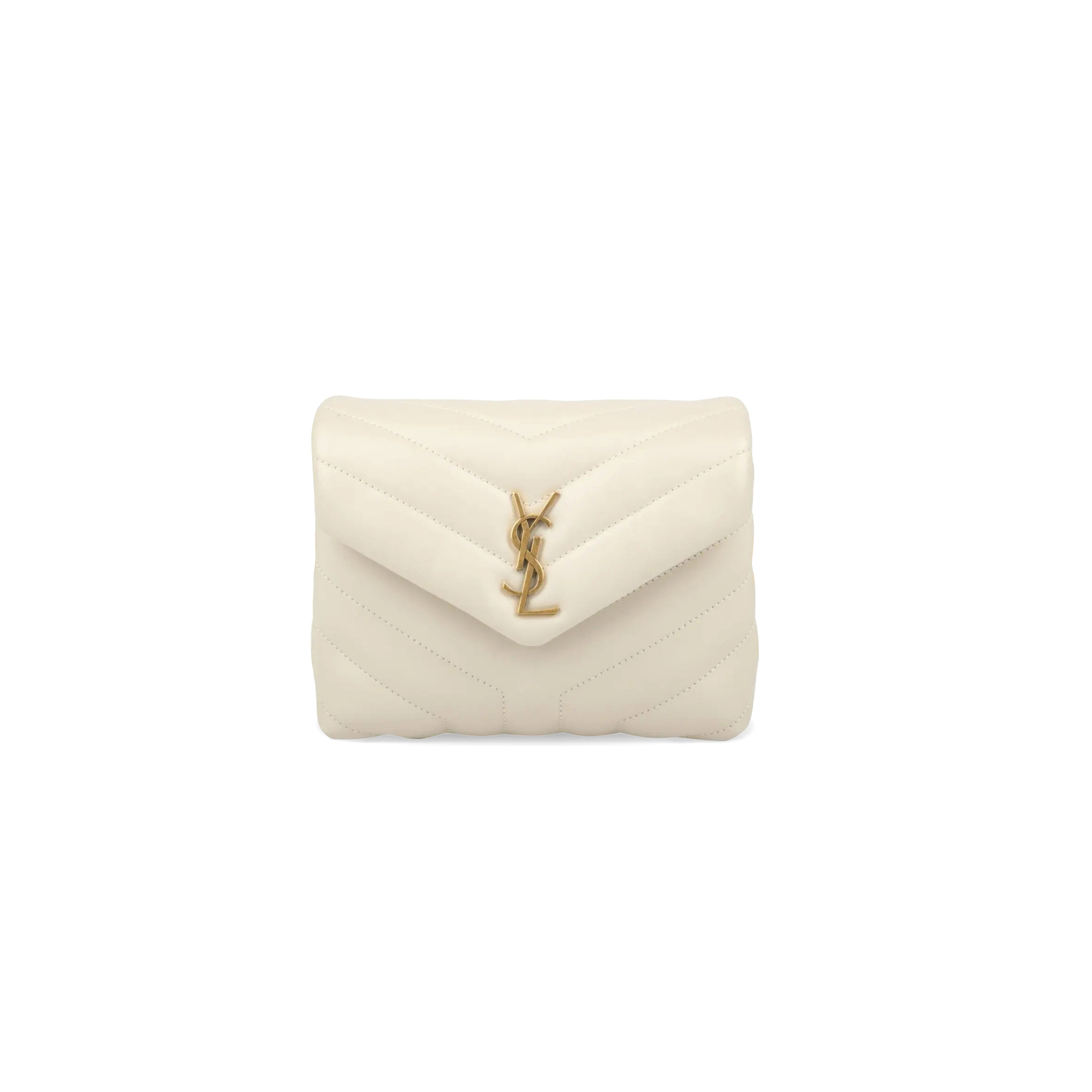 YSL TOY LOULOU SHOULDER BAG IN QUILTED LEATHER 21711247 (20*14*7cm)